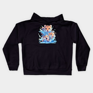 cute tigers Kids Hoodie